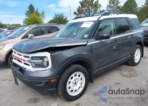 2024 Ford Bronco Sport Heritage z USA, uszkodzony, nr VIN 3FMCR9G61RRE31232